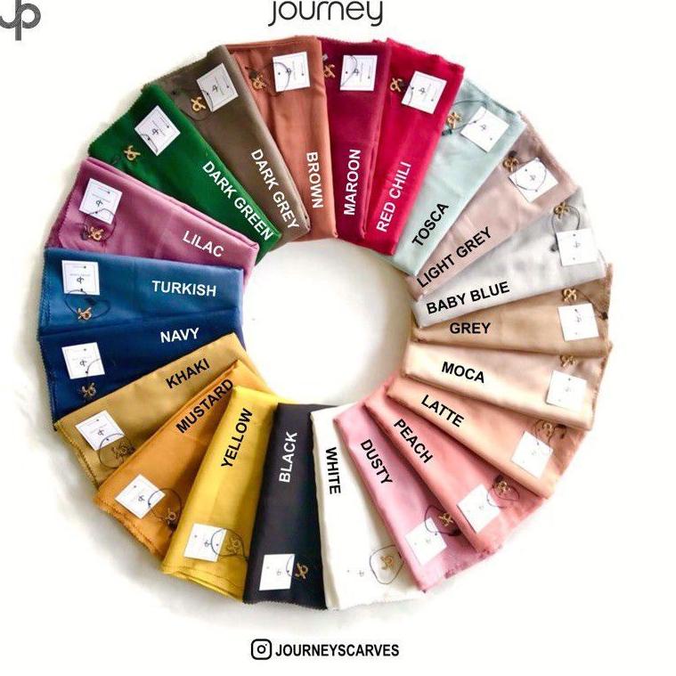 [ART. 007398] Jilbab journey polos lasercut plat jp