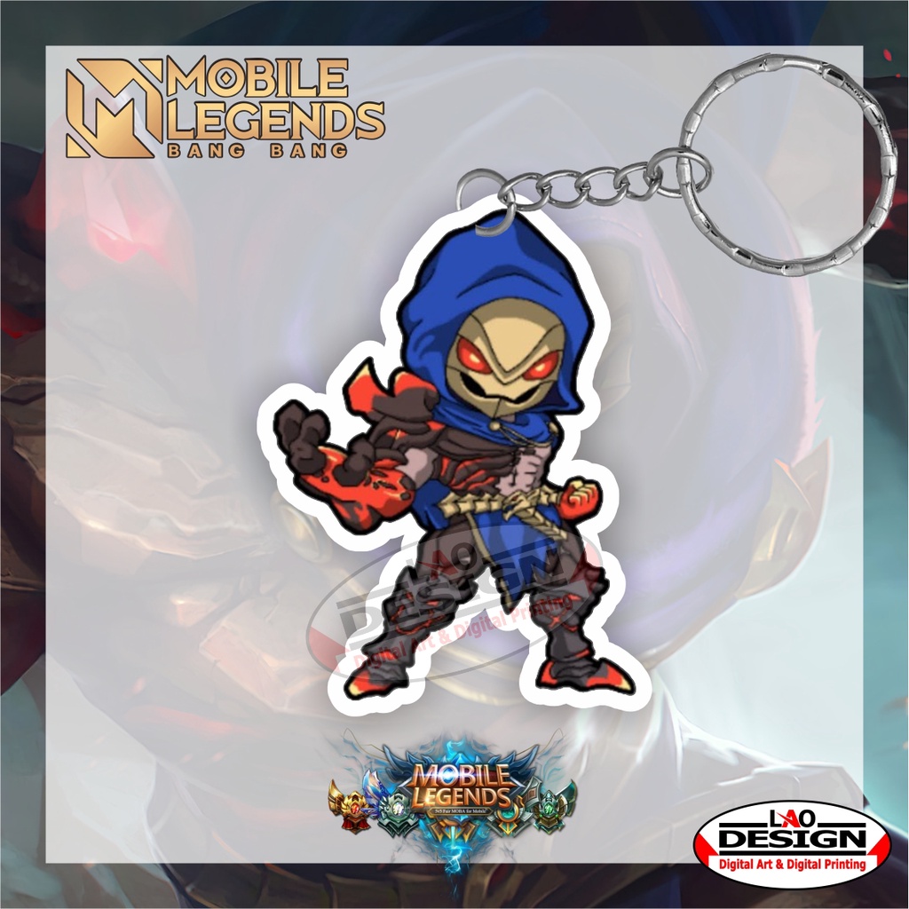 Gantungan Kunci Aldous - Mobile Legend - Gantungan Kunci Akrilik - Ganci Akrilik - Gantungan Kunci H