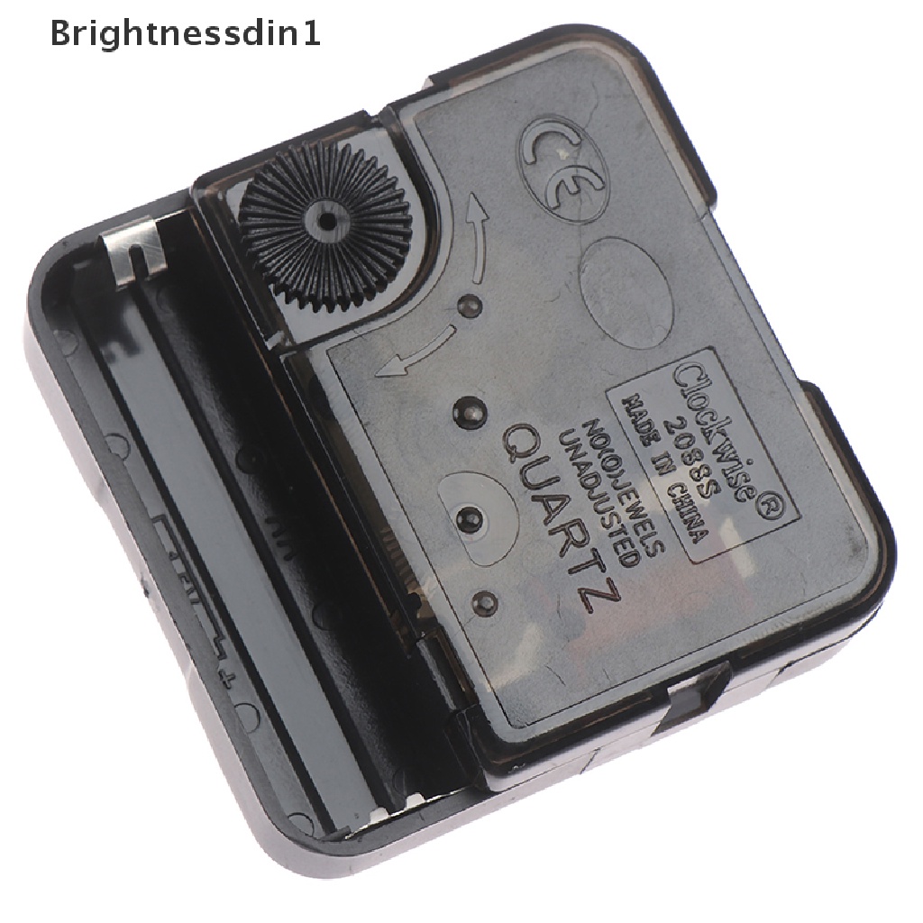 [Brightnessdin1] Diy Silent Classic sliver Watch Jam Dinding Movement Mechanism Parts Butik
