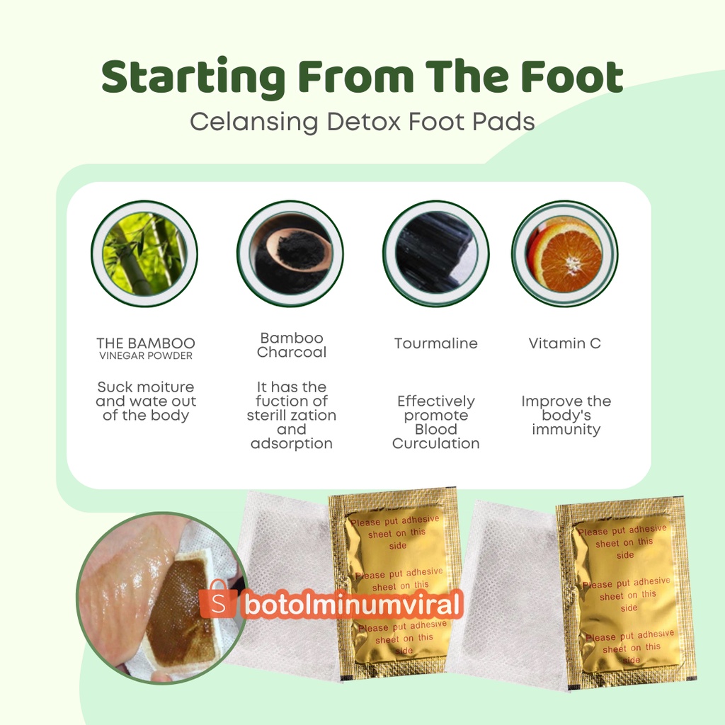 Koyo Kaki Kinoki Gold Original Detox Penyerap Racun Tubuh