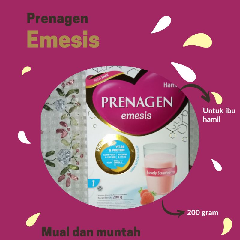 PRENAGEN EMESIS SUSU MASA MUAL &amp; MUNTAH 200gram