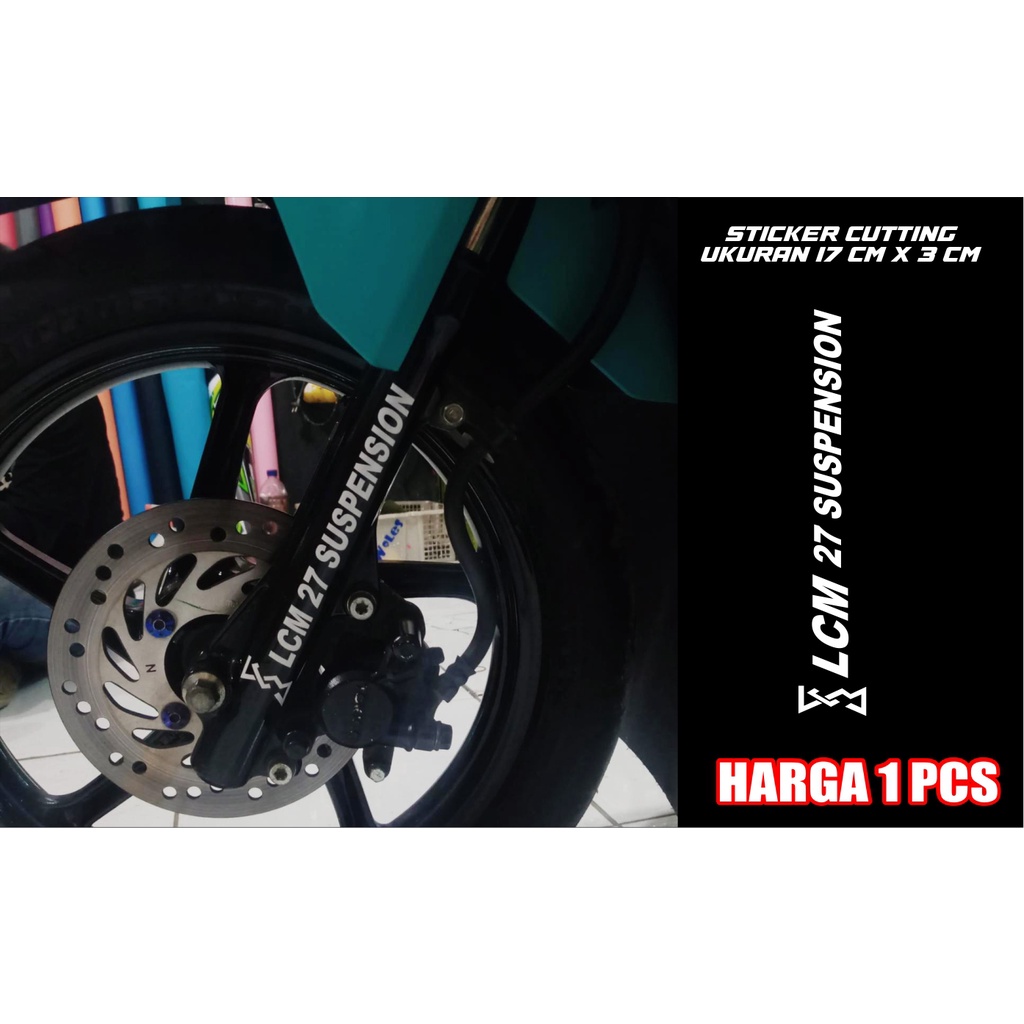 stiker LCM SUSPENSION CUTTING