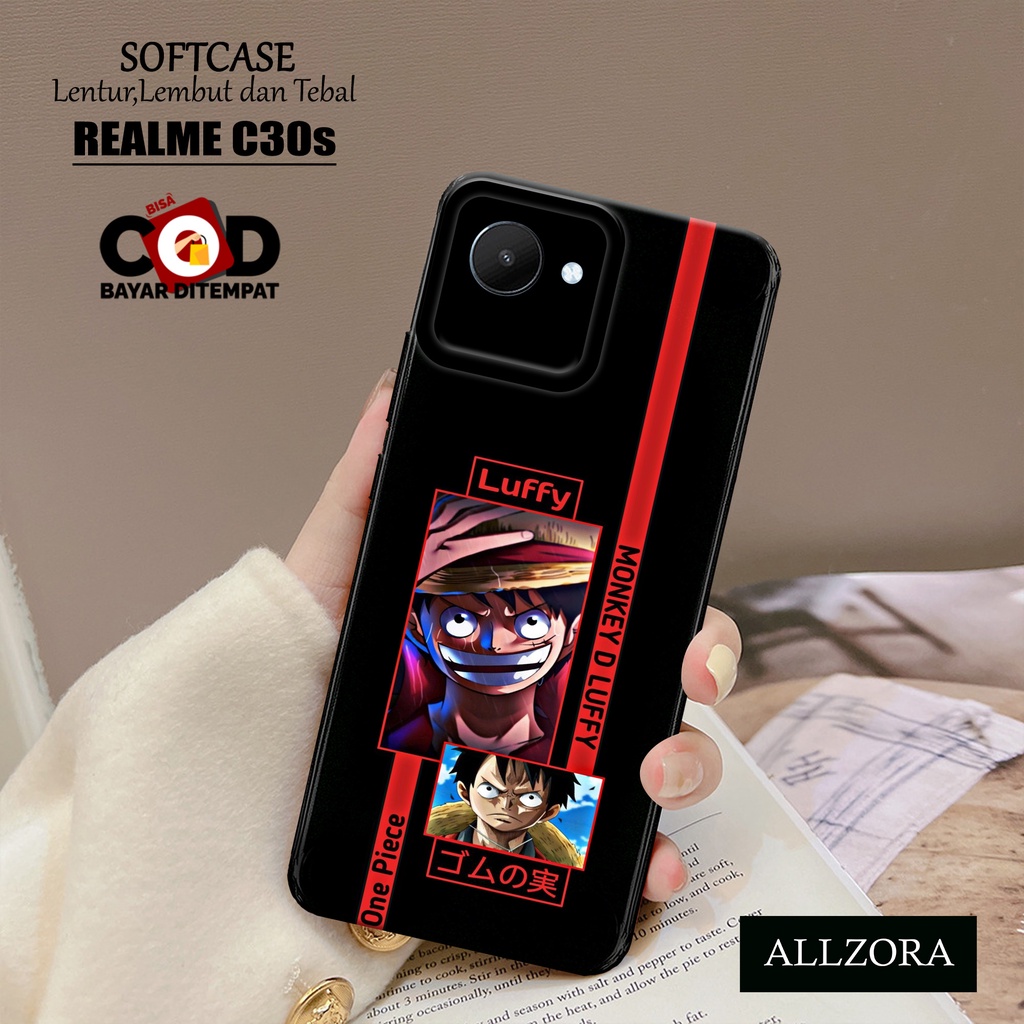 Softcase Realme C30s Terbaru - Case Realme C30s Terbaru - Fashion Case  ABSTRAK ANIME - Kesing Hp Re
