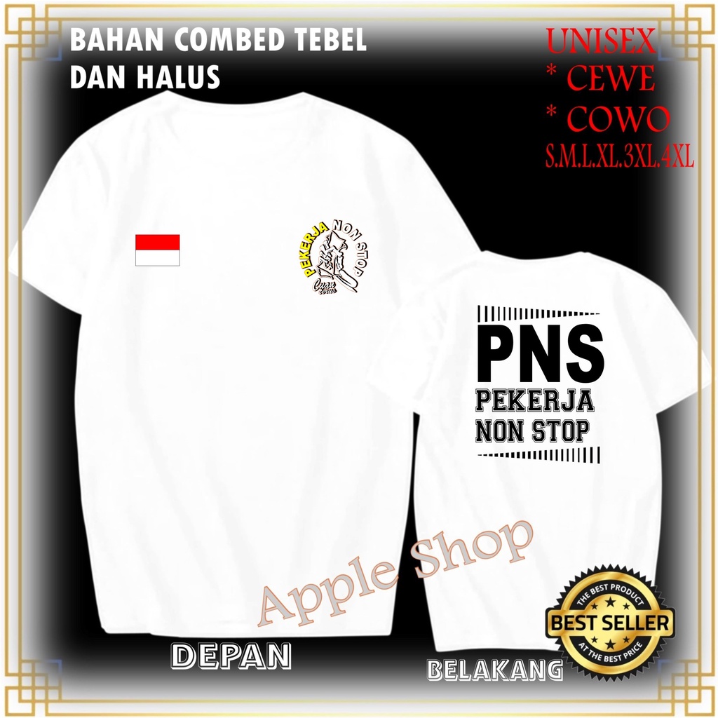 APP Kaos DB PNS POLY Pekerja Non Stop Kaos Murah /Pakaian Pria pakaian Wanita Best Seller