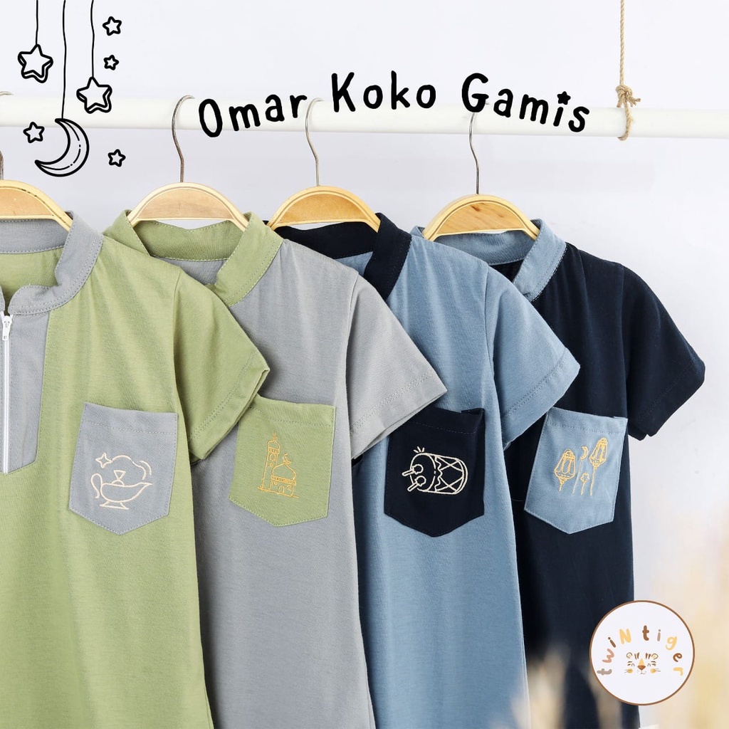 Twin Tiger Baby Omar Koko Gamis Anak 1-3 Tahun