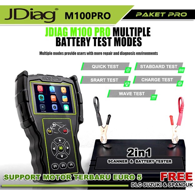 SCANNER MOTOR JDIAG UNIVERSAL DIAGNOSTIK SCAN TOOL MOTOR INJEKSI NEW
