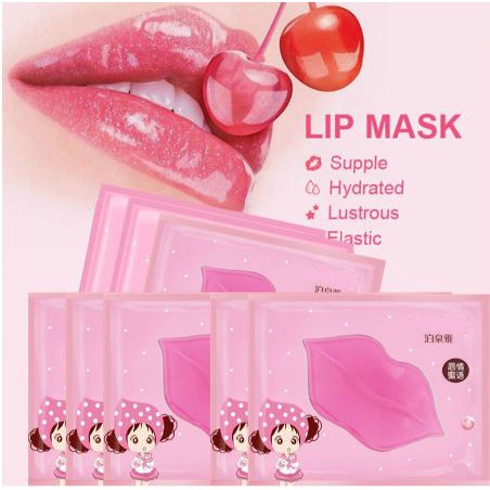 Lip Mask Masker Bibir Pemerah Bibir Masker Bibir Untuk Bibir Hitam dan Kering Masker Bibir Collagen Pemerah Bibir Hitam Pelembab Bibir