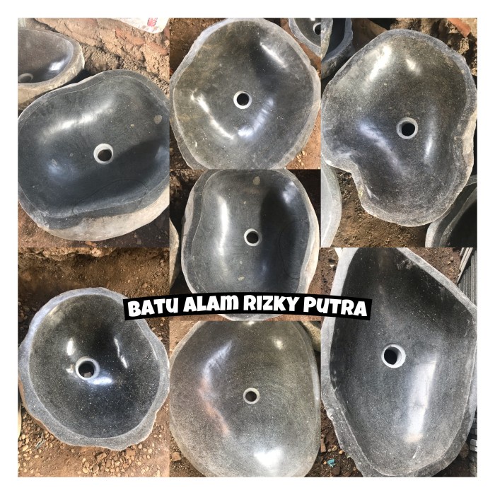 Washtafel Wastafel Batu Alam