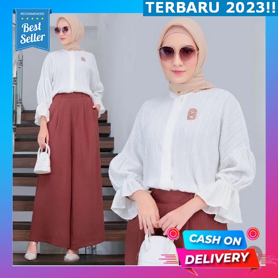 T33 - Zec Ootd Wanita Setelan Evi / Nonio Knit One Set Rib Premium Xl ( Rok + Baju ) / Setelan Baju 