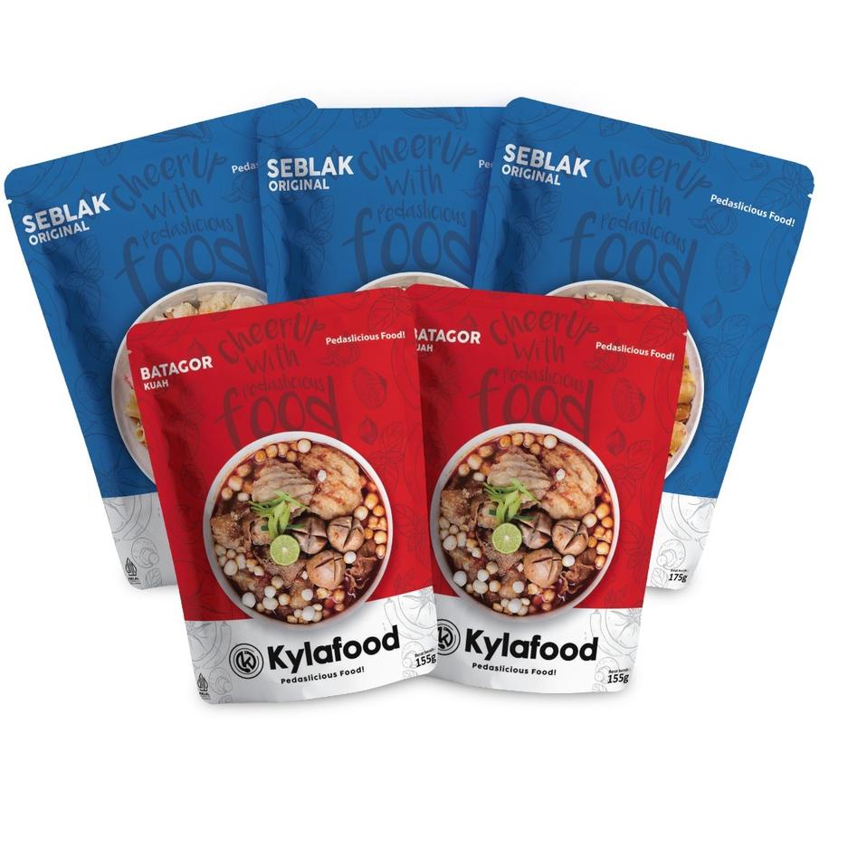 

STAR BRANDS Kylafood Paket (3 Seblak Original 2 Batagor Kuah) grosir