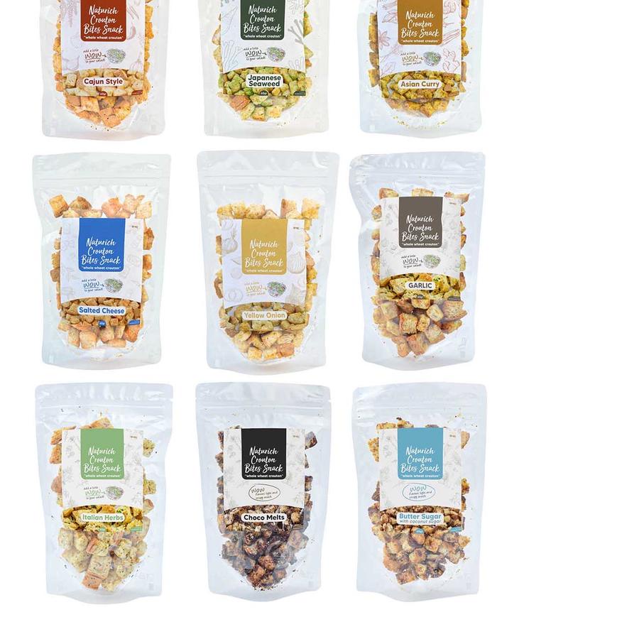 

➭ Buy 1 Get 1 Simply Premium Crouton Bites Snack 60 Gr ♤