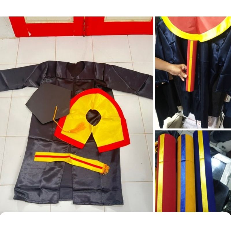 BAJU TOGA TK PAKET LENGKAP WITH TABUNG