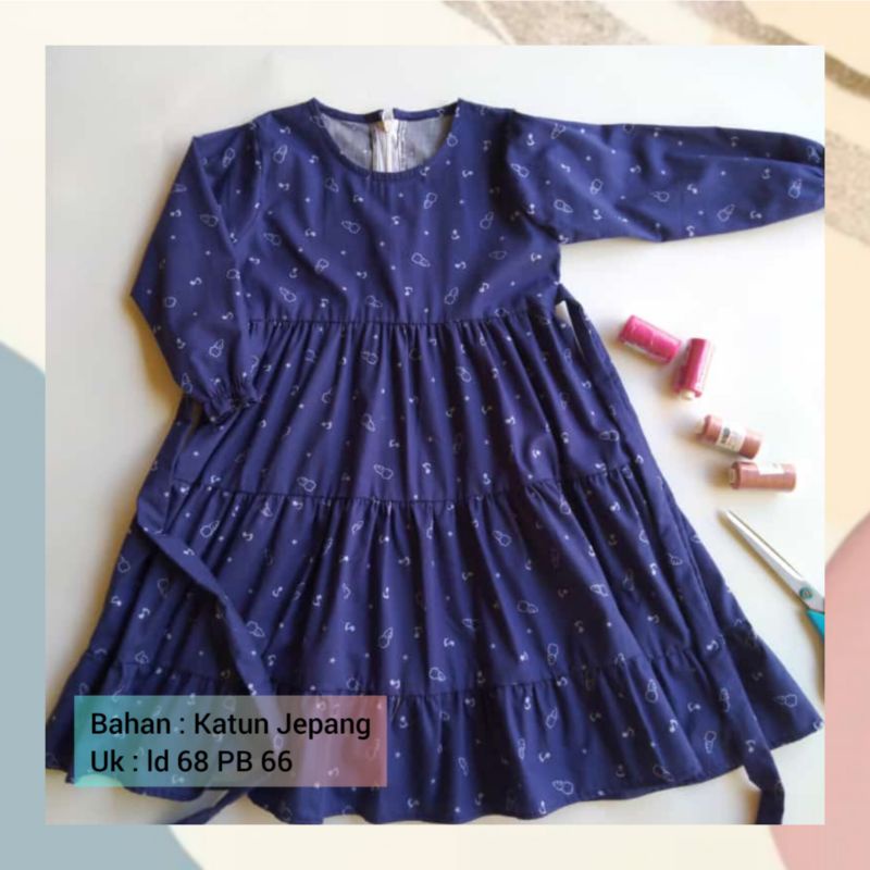 gamis anak katun jepang