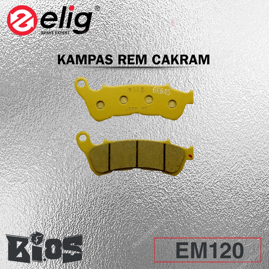 KAMPAS REM CAKRAM ELIG EM120 (H009) CBR 250R ABS - BUILT UP (F) OLD ORIGINAL