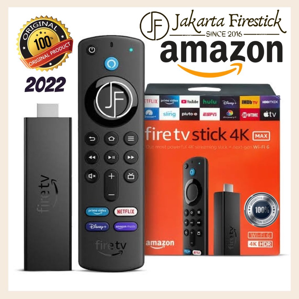 Amazon Fire TV Stick 4K, 4K Max & HD ( ORI USA - Versi 2022)