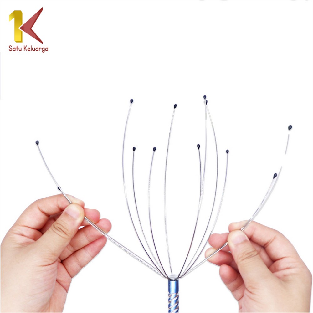 Satu Keluarga Peralat Pijat Kepala Terapi Kesehatan C636 Terapi Refleksi Kepala Massage Kesehatan Anti Sakit Kepala Pusing Portable-8