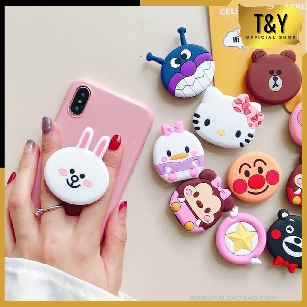 T&amp;Y Popsocket 3D Karakter 3D Cartoon Popsockets Popsocket Motif Lucu