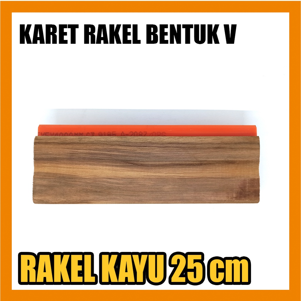 

Rakel Sablon Kayu 25 cm Karet Lancip
