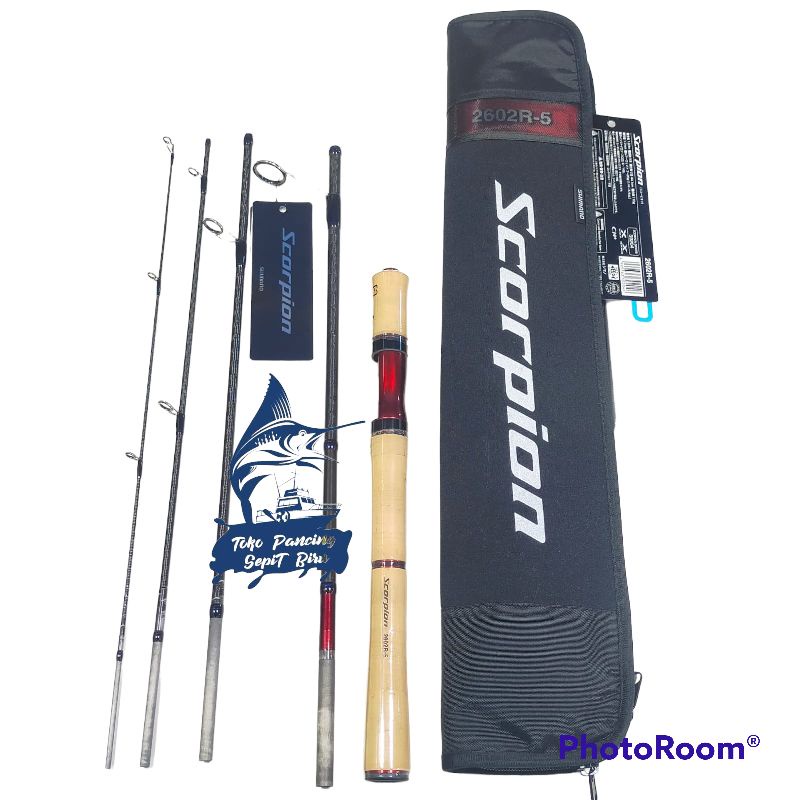 JORAN SPINNING SHIMANO SCORPION 2602R5 183CM 6-14lbs Travel Rod