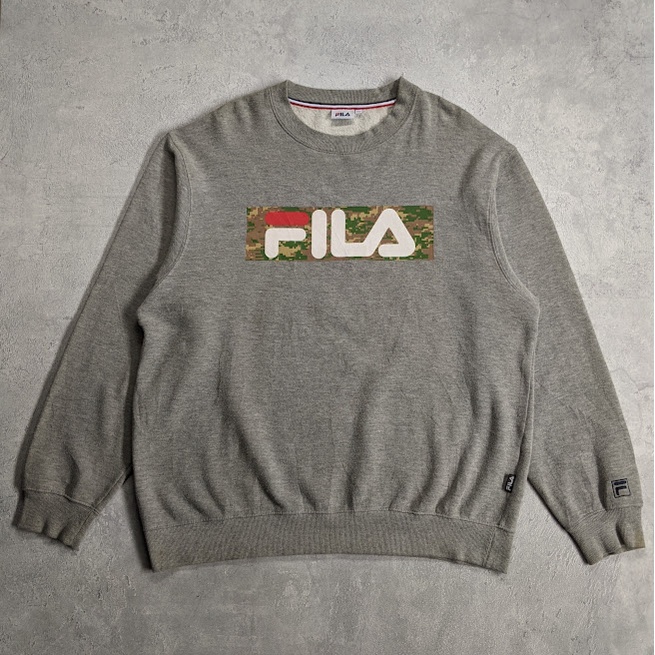 Fila Crewneck Logo Camo Second
