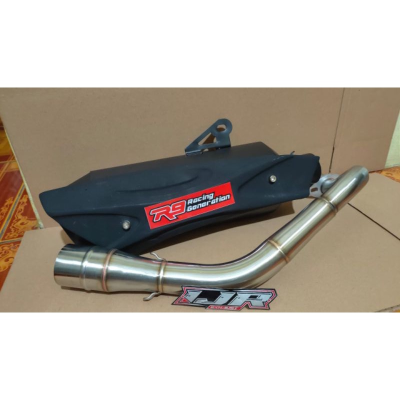 KNALPOT R9 MISANO VARIO LED 125/150