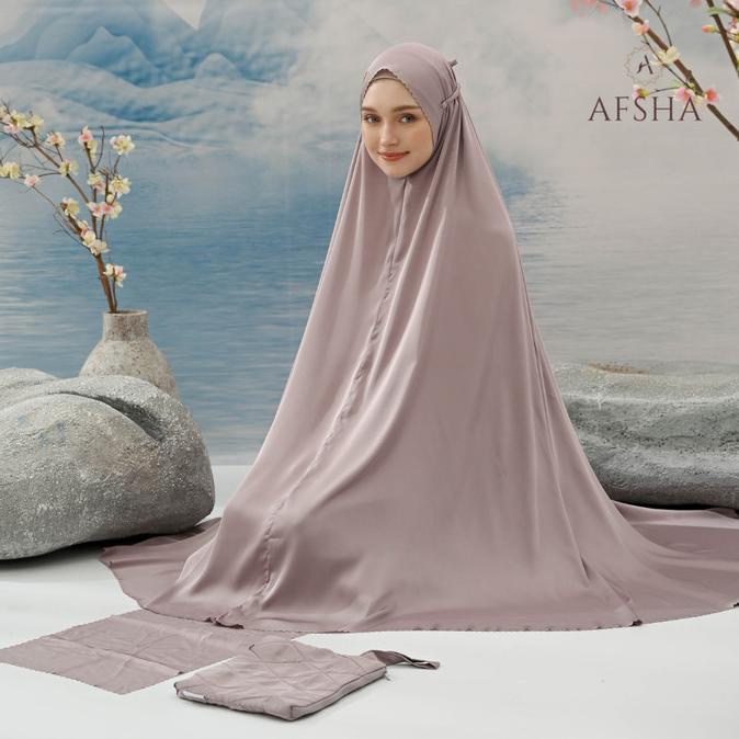 Mukena Couple Dewasa 2in1 Laika series afsha Hampers with box