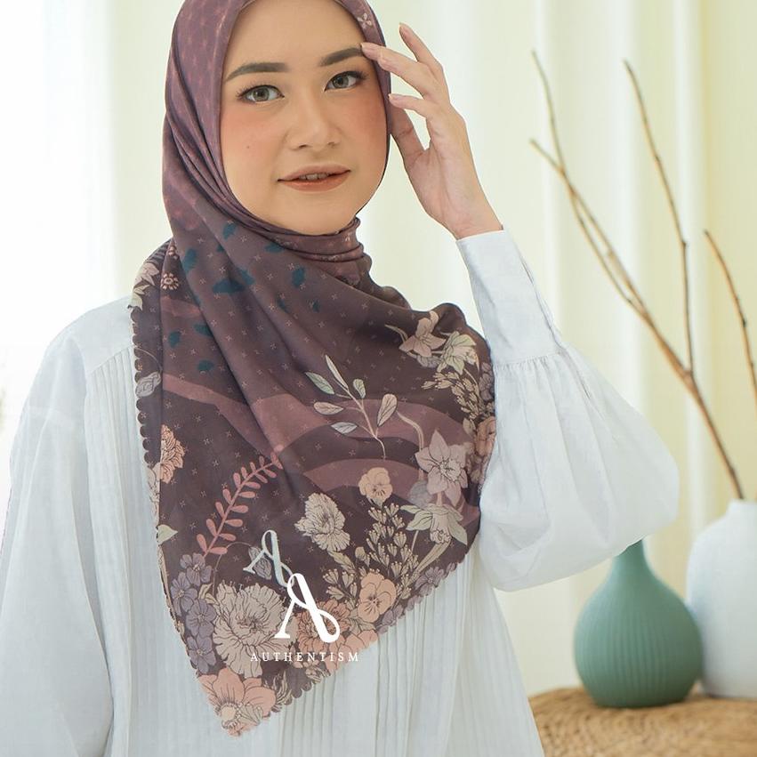 ☻ KERUDUNG SEGI EMPAT MOTIF VOAL ULTRAFINE PREMIUM LASERCUT AUTHENTISM KALEENA SERIES ❃