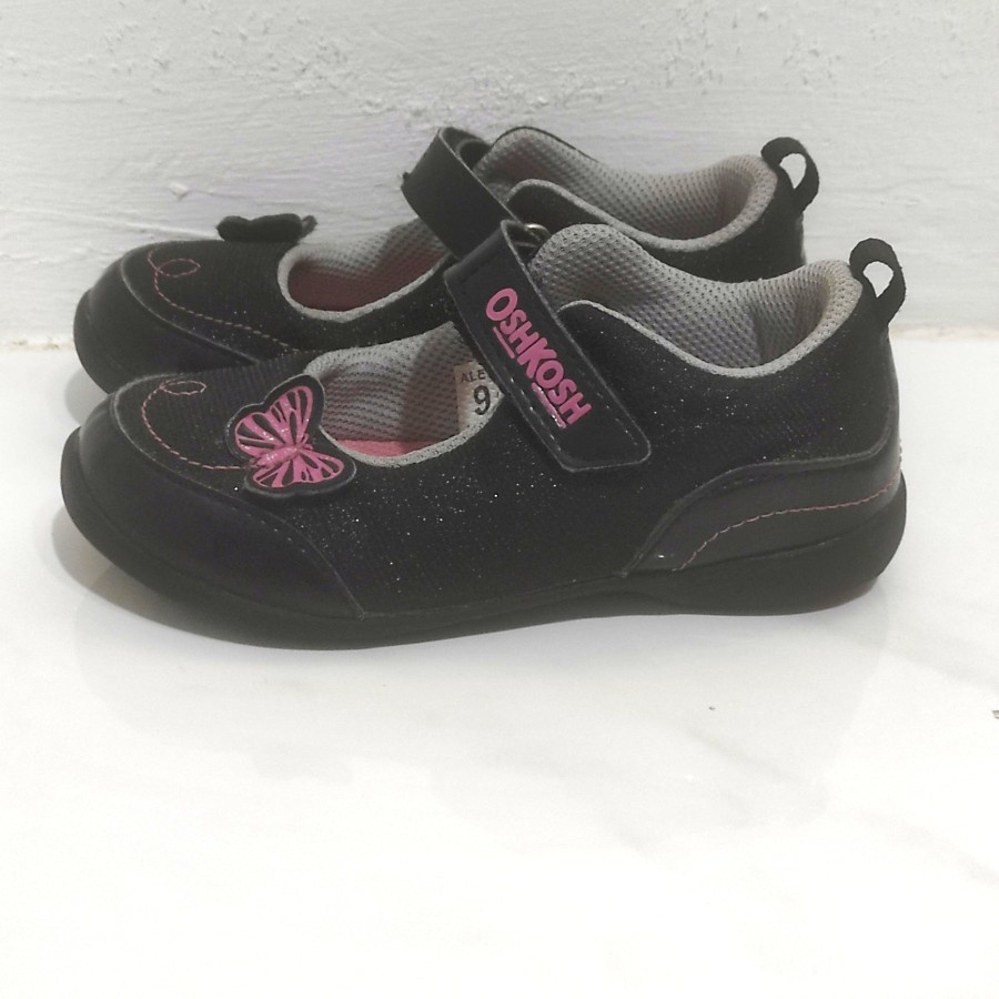 Sepatu Anak Toddler OSHKOSH B'gosh - Alexa (Black/Grey)