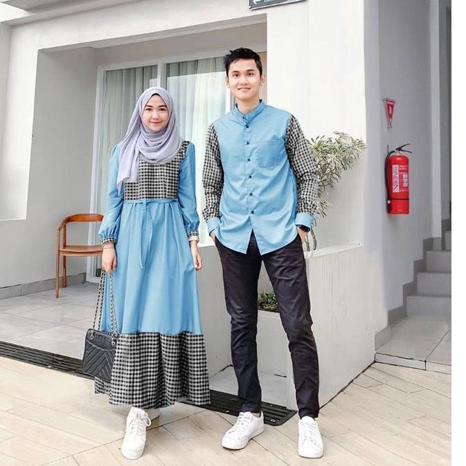 Special Price COUPLE GAMIS KATUN KOTAK + KOKO PAKISTAN COUPLE DAMARA BAJU PASANGAN MUSLIM COUPLE TER