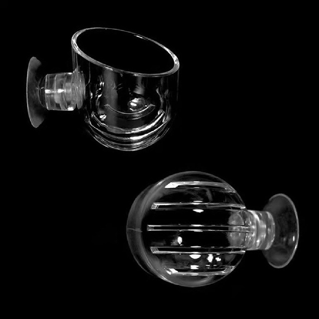 [HeavenDenotation] 1pc Dekorasi Aquarium Gantung Ikan Mini Crystal Glass Pot Cylinder Cup HDV