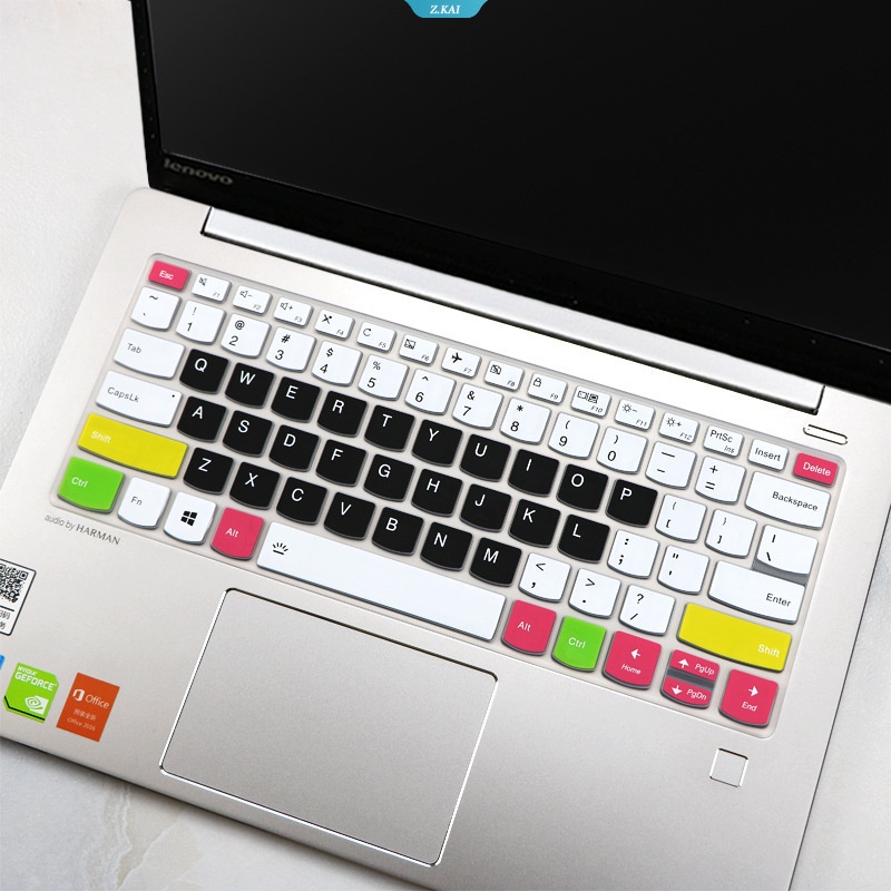 Cocok Untuk Lenovo 14inci Lenovo Air 7000-14 YOGA 720-15 Lembut Ultra-Tipis Silikon Laptop Tahan Air Dan Lembab keyboard film Pelindung Silikon Cakupan Penuh [ZK]