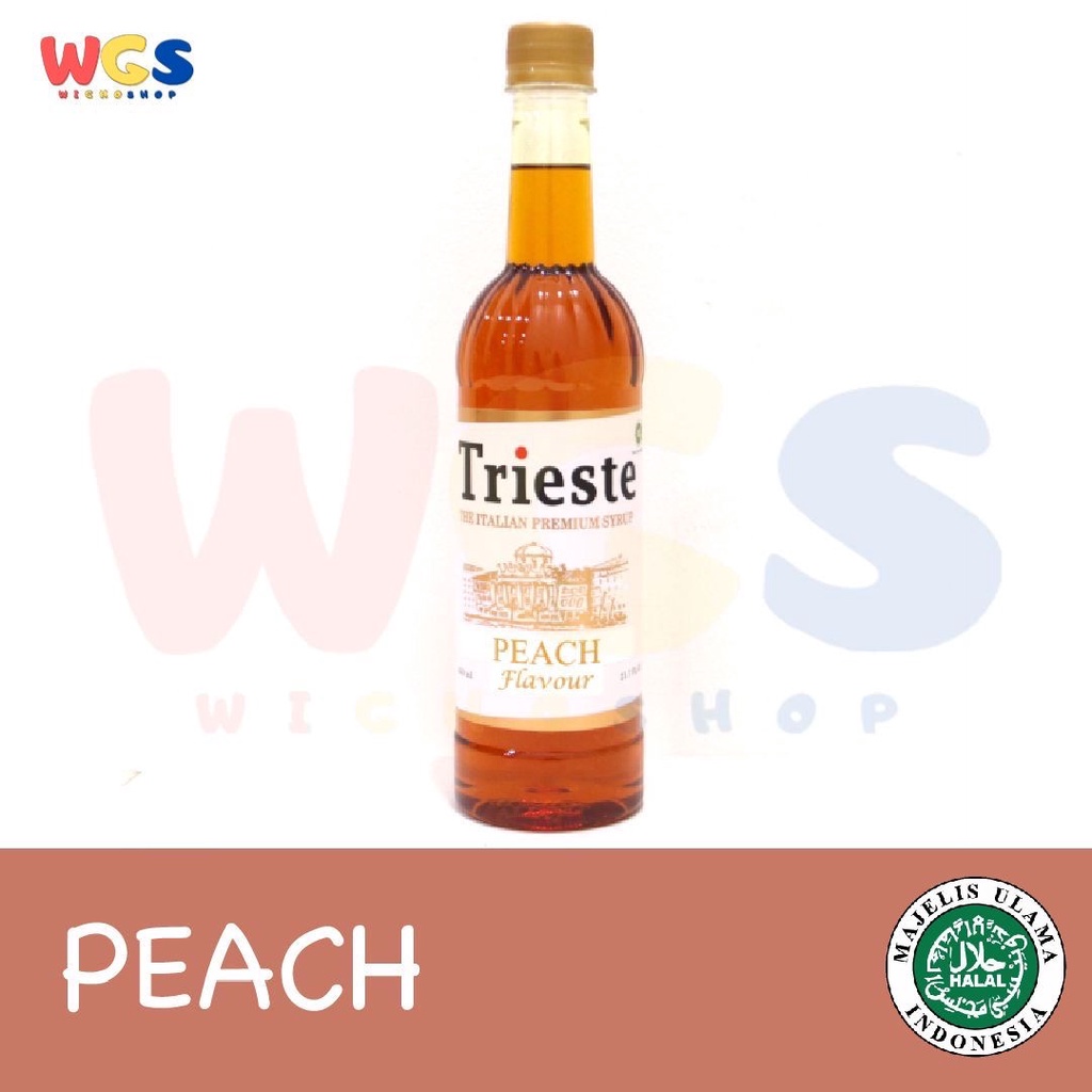 Trieste Premium Syrup Peach Flavoured 650 ml