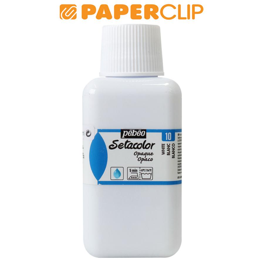 

CAT WARNA KAIN / PEBEO SETACOLOR OPAQUE MATT 250ML 296-010 WHITE