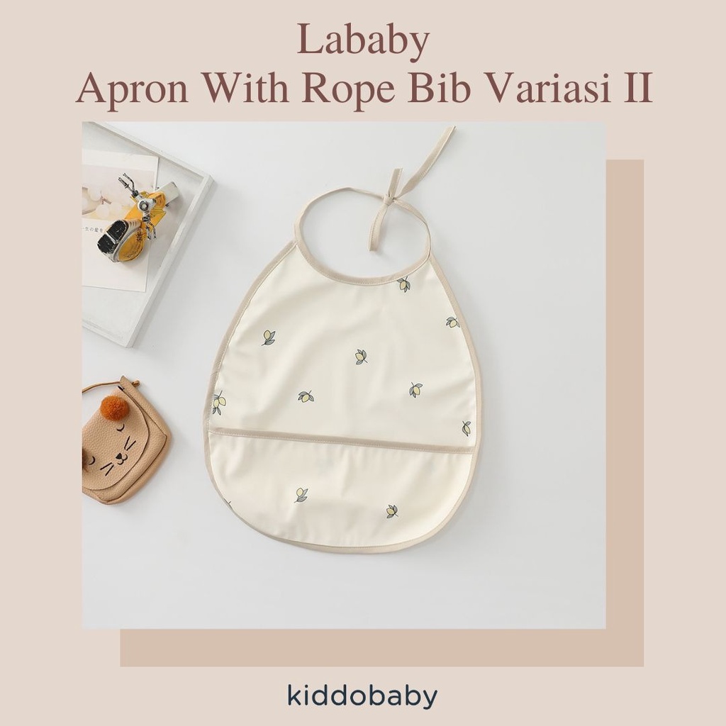Lababy Apron With Rope Bib Variasi II | Celemek Bayi