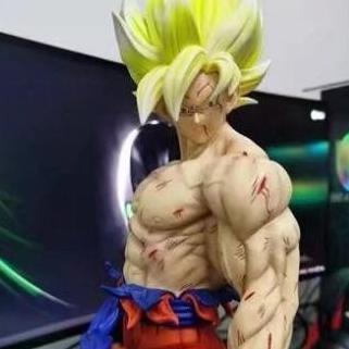 ACTION FIGURE DRAGON BALL KD SAIYAN BATTLE DAMAGE SON GOKU 3 MODEL G5454TS