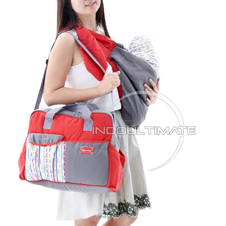 ➷ Tas Bayi JUMBO & MEDIUM SNOBBY Tas Perlengkapan Bayi Tas Snobby by-12 ➬