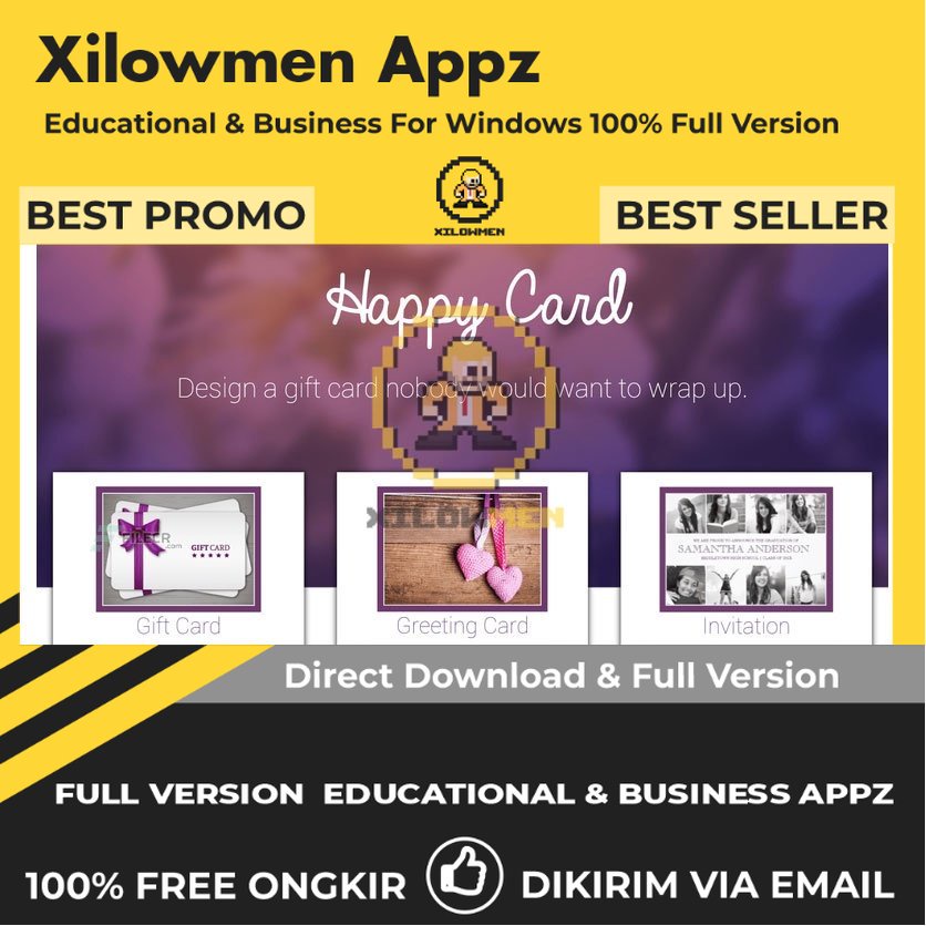 [Full Version] Abelssoft HappyCard 2019 Pro Design Graphics Lifetime Win OS