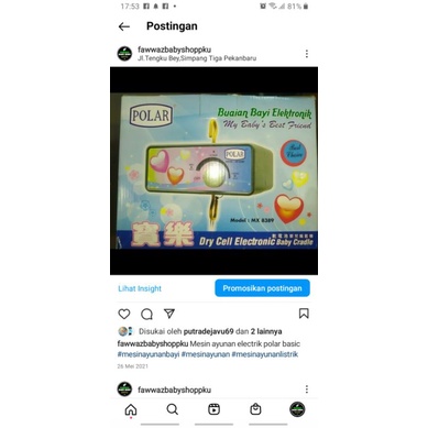 mesin ayunan listrik polar