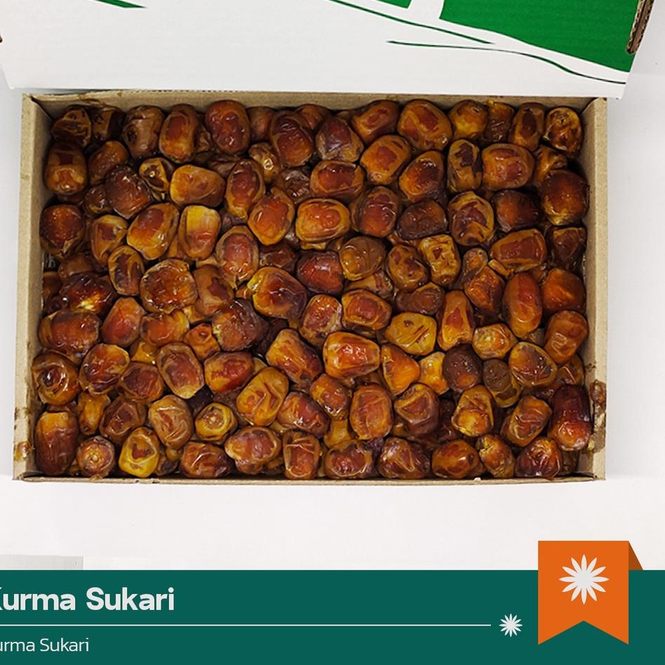 

♘ KURMA SUKARI BASAH RAJA ALQOSIM SUKKARI AL QASSIM PREMIUM DUS 3 KG ◙