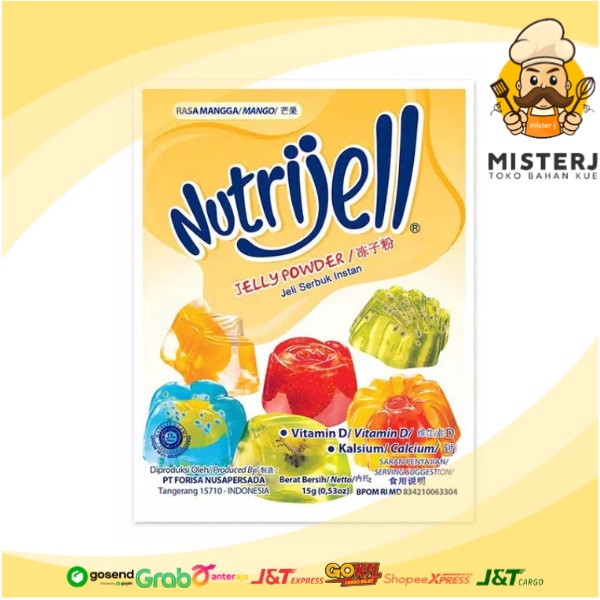 

Nutrijell Regular Manggo | 15 Gram | Nutrijell Regular Rasa Mangga