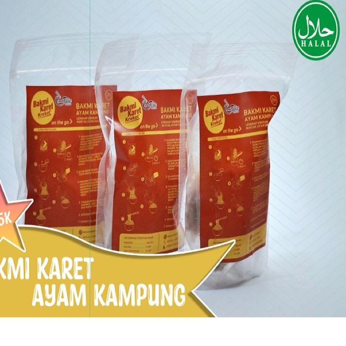 

✨MEN SALE✨ Bakmi Ayam Karet Krekot On The Go (Frozen) by Bakmi Karet Krekot *Halal* gas !!