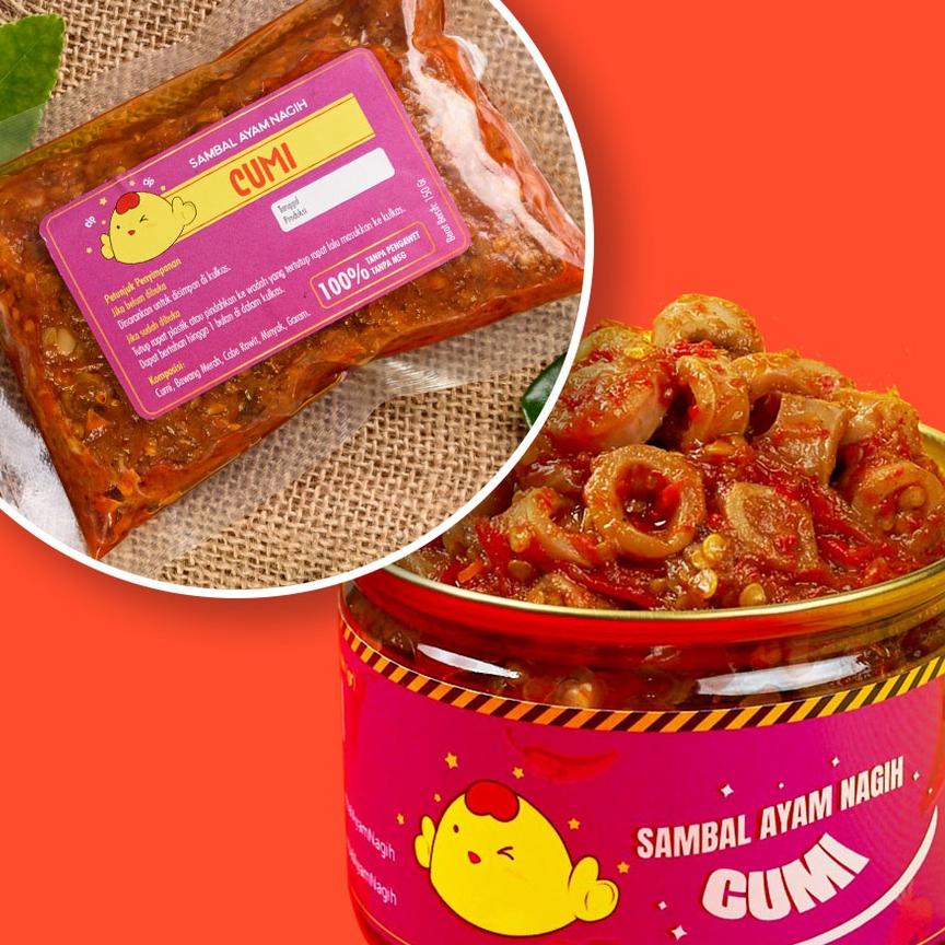 

♖ SAMBAL NAGIH - Sambal Cumi Asin Sachet ➷