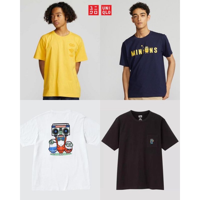 [READY STOCK & 100% ORIGINAL] UNIQLO TEE EDISI MINION THE RISE OF GRU // FINAL FANTASY VII // BILLIE