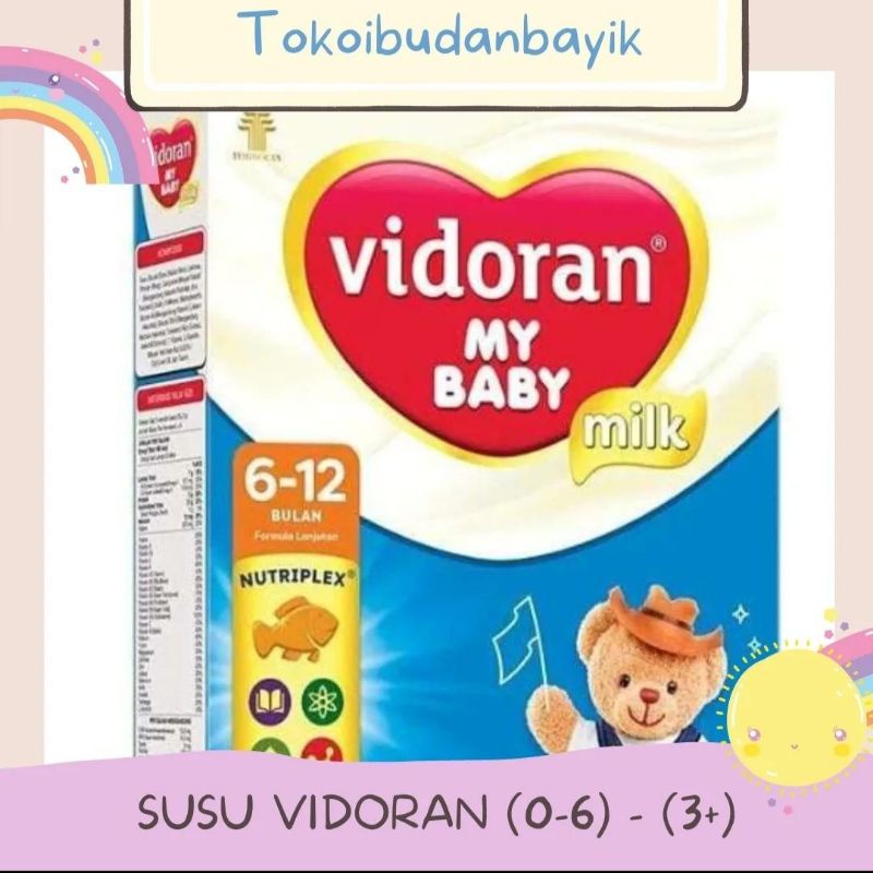 Vidoran My Baby Nutriplex Susu Formula [350 g]0-6,6-12,1+,3+/700g