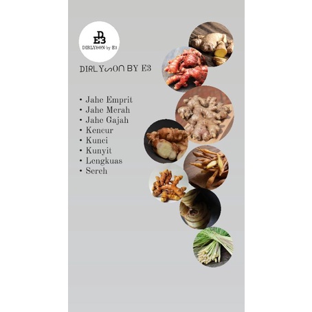 

DIRLYSON Jahe Emprit 1kg