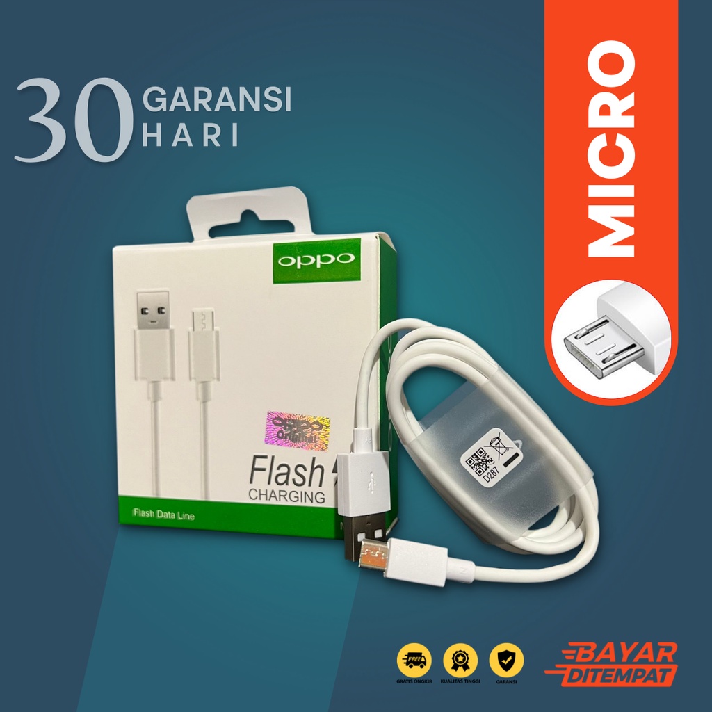 Kabel Data Charger Oppo 2A Original Fast Charging Support Oppo F3 F1s A57 A37 A71 A83 Neo 7 Joy Neo