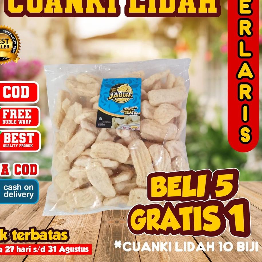 

✈ CUANKI LIDAH 300Biji TERMURAH TOPING BASO ACI CUANKI KERING KHAS GARUT BAHAN SEBLAK INSTAN ❆