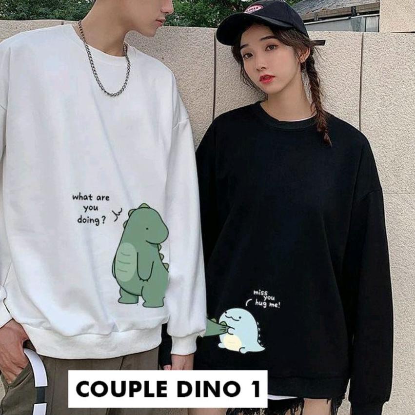 ➭ SWEATER COUPLE  SWEATER CUTE DINO /  SWEATER KEKINIAN ➱