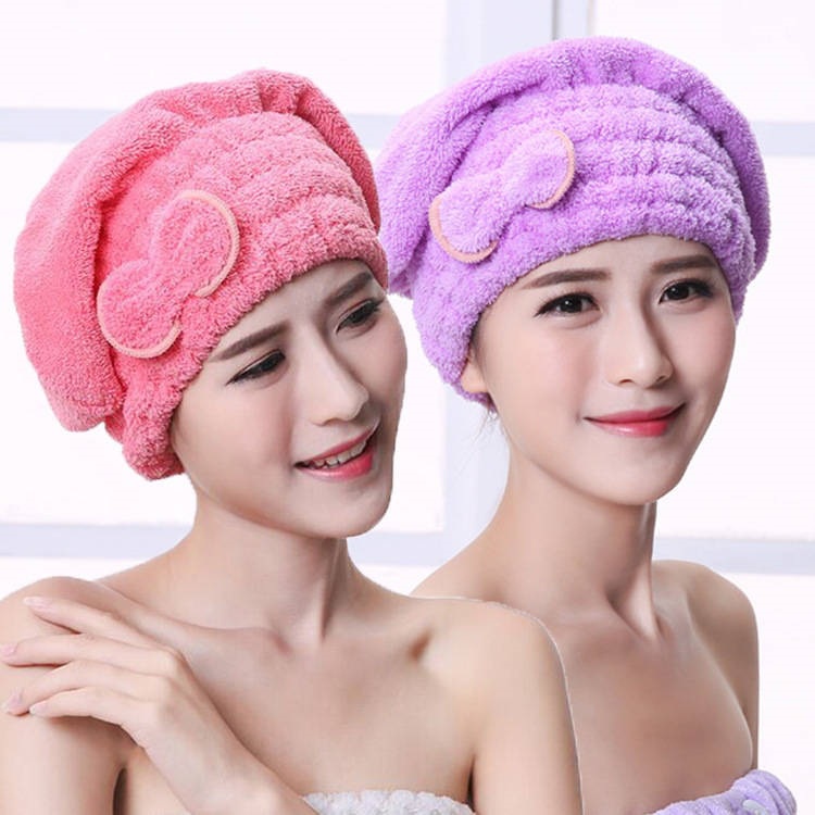 BV.ID HD958 Handuk Kepala Wanita Dewasa Pita Shower Cap Dry Topi Handuk Mandi Keramas Microfiber