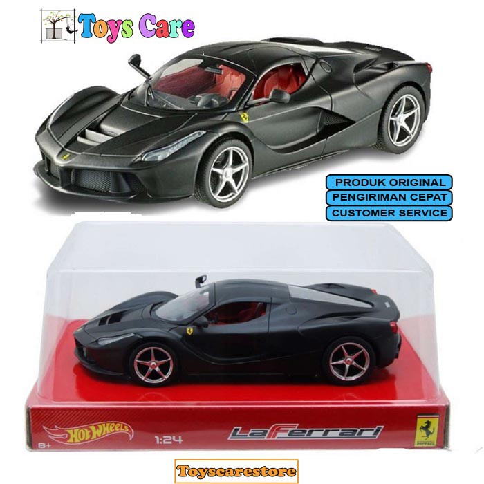 HOTWHEELS SKALA 24 LA FERRARI LaFERRARI HITAM